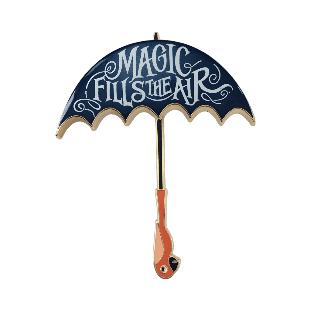 Magic Fills the Air Parrot Umbrella Disney pin