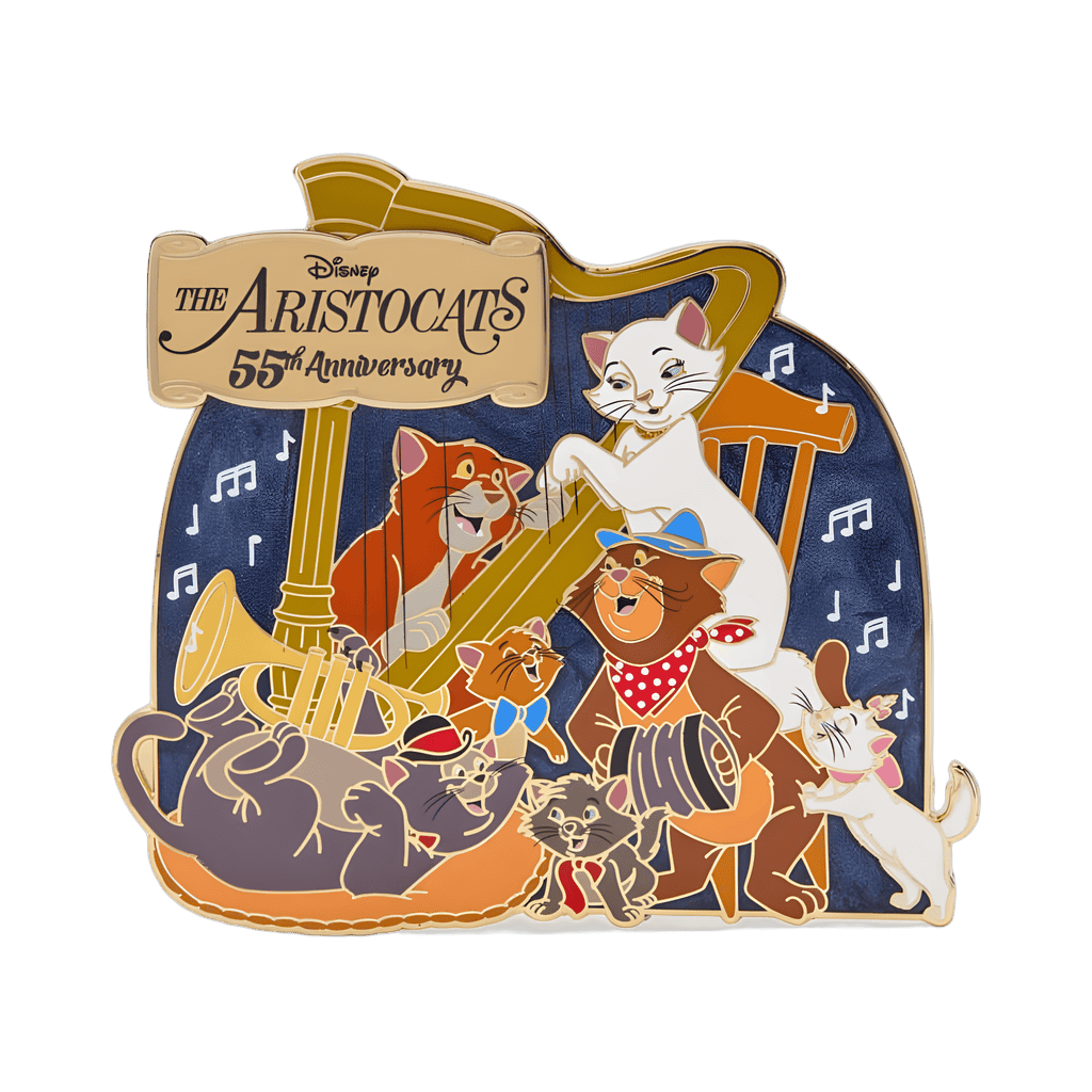 The Aristocats 55th Anniversary Jumbo Pin Disney pin