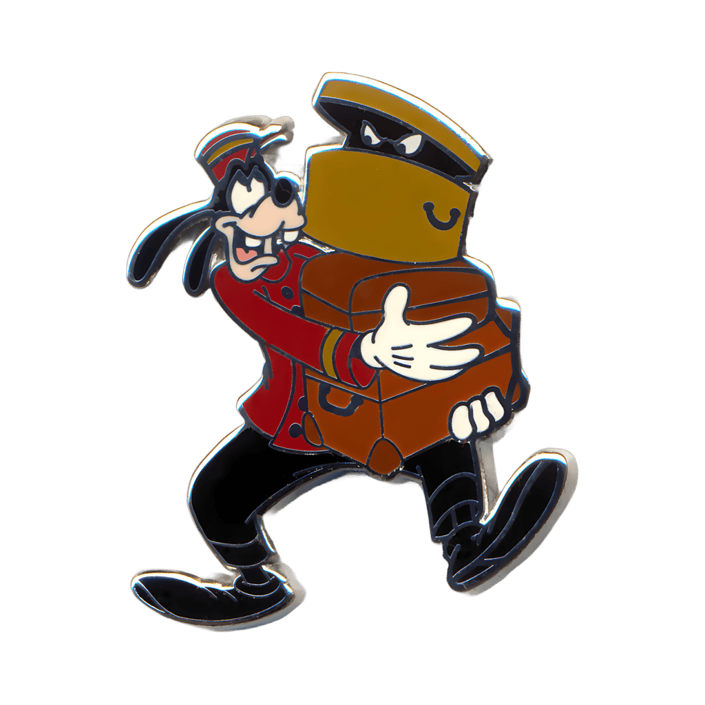 Goofy Carrying Luggage Disney pin