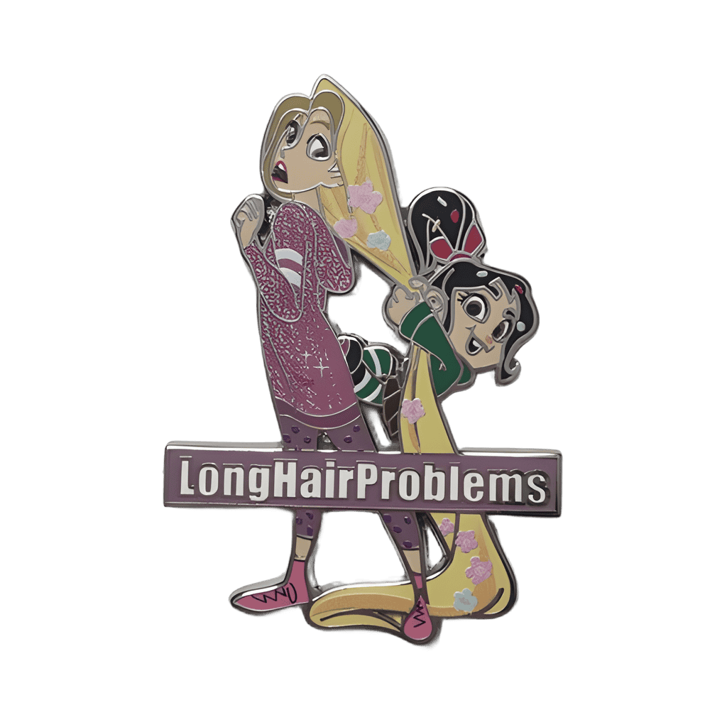 Rapunzel & Vanellope - Long Hair Problems Disney pin