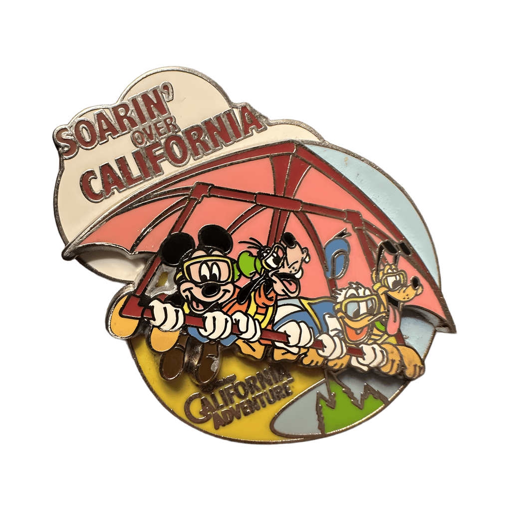 Soarin’ Over California - Mickey, Goofy, Donald, and Pluto on Hang Glider Disney pin