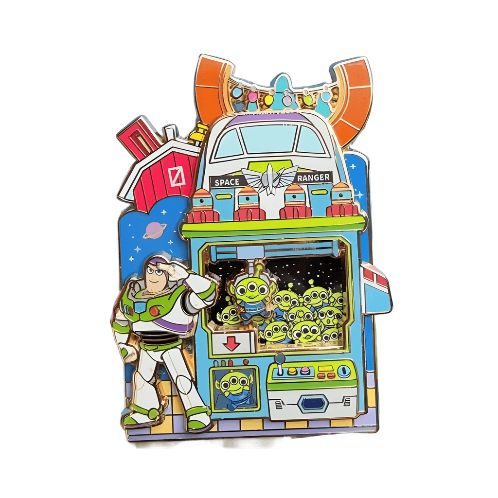 Buzz Lightyear and Little Green Men Disney pin