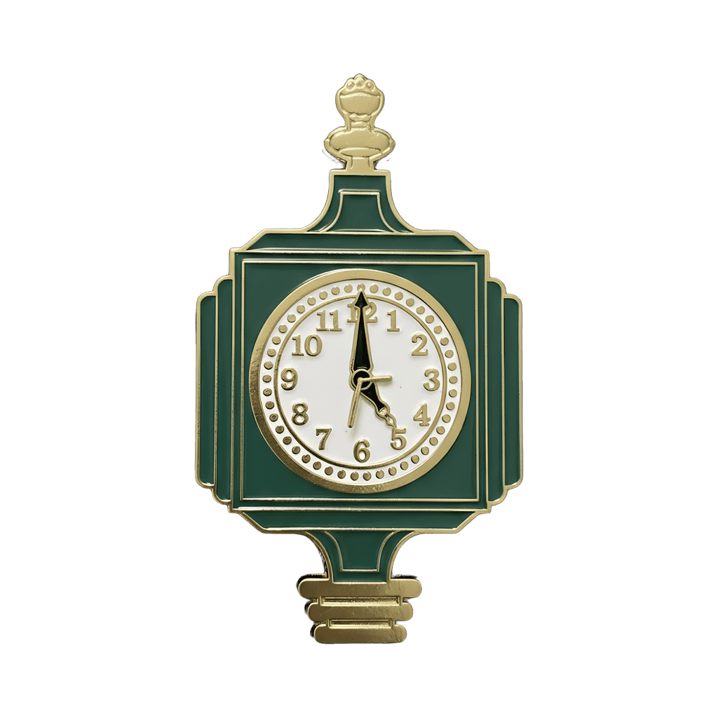 Green Clock Disney pin