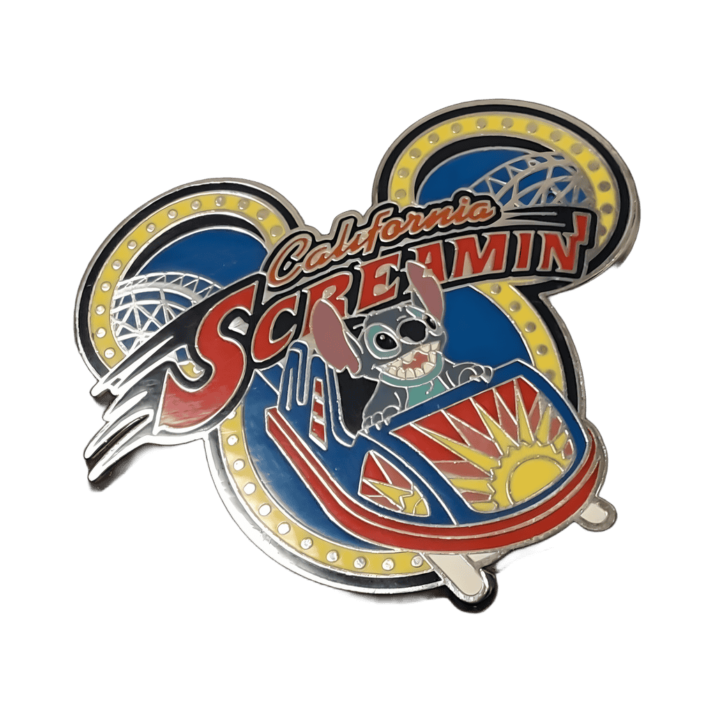 Stitch Riding California Screamin' Disney pin