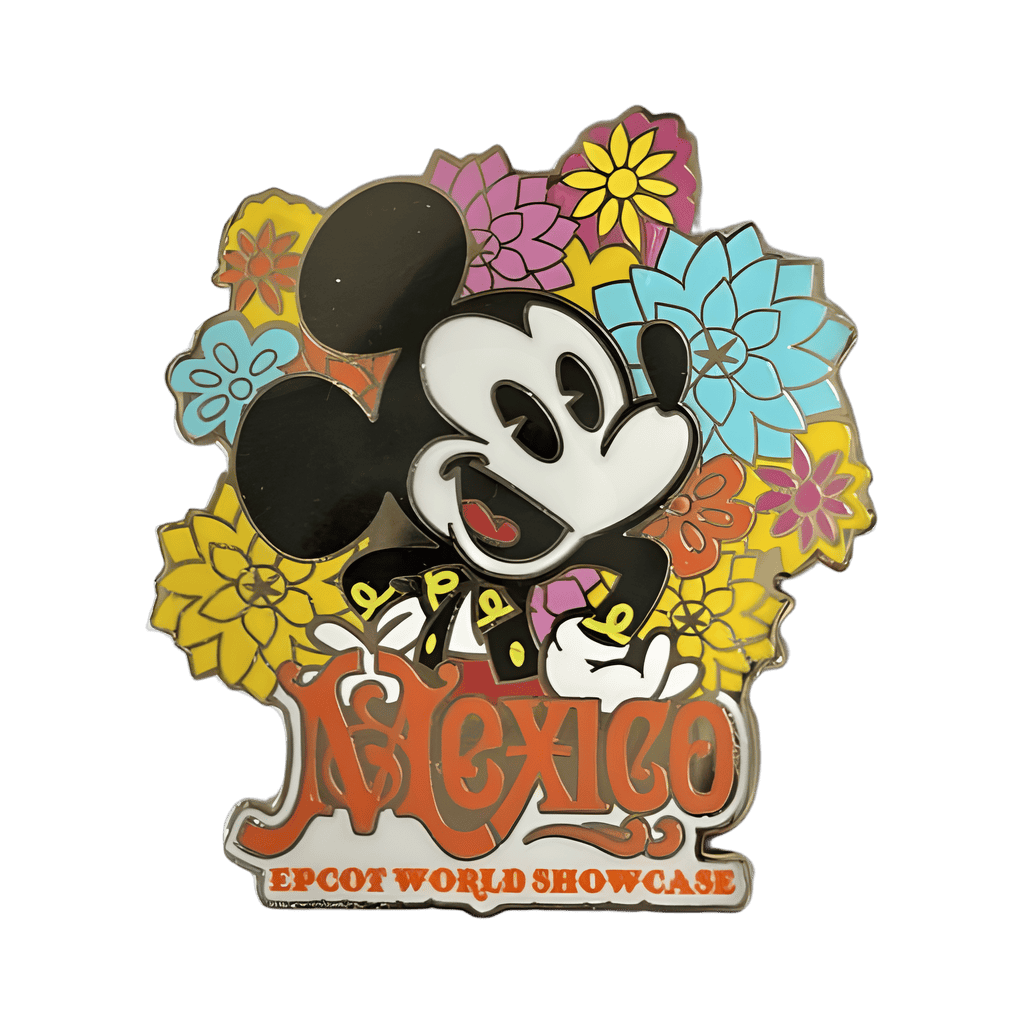Mexico Mickey Mouse with Flowers Disney pin