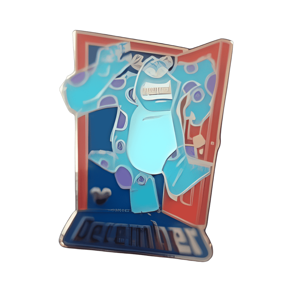 Sulley Doorway - December Disney pin