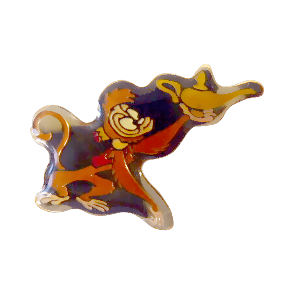 Abu holding the Magic Lamp Disney pin