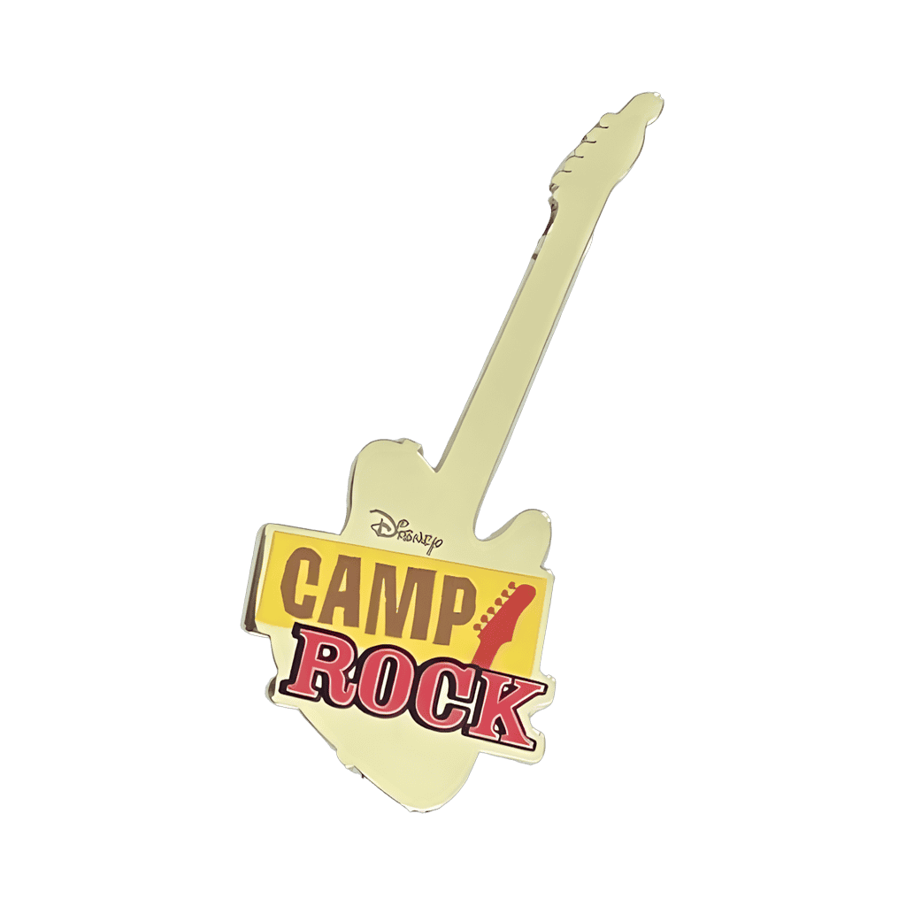 Camp Rock Gold Guitar Disney pin