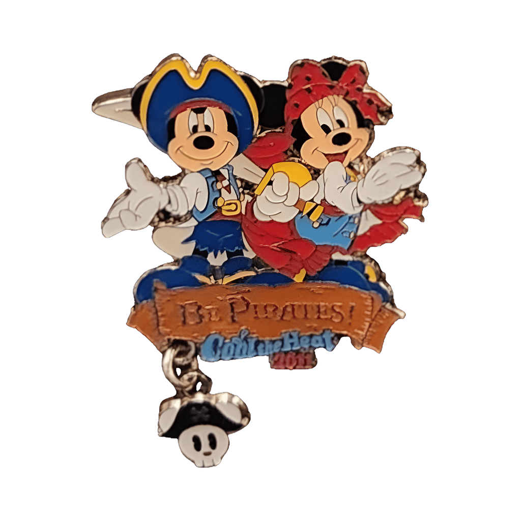 Be Pirates! Cool the Heat Skull Dangle Disney pin