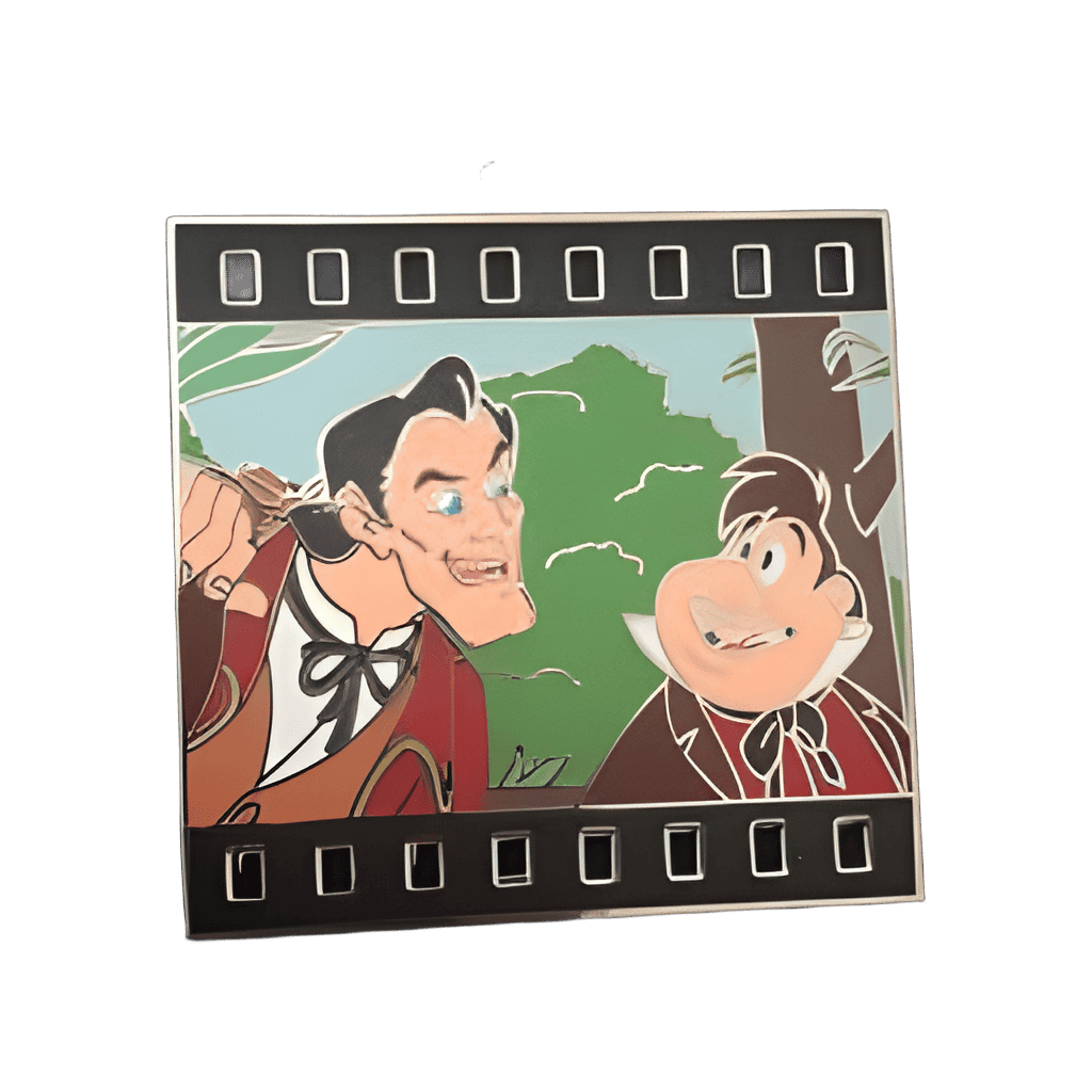 Villainous Friends and Family Film Strips Mystery Set - Gaston and Le Fou Disney pin