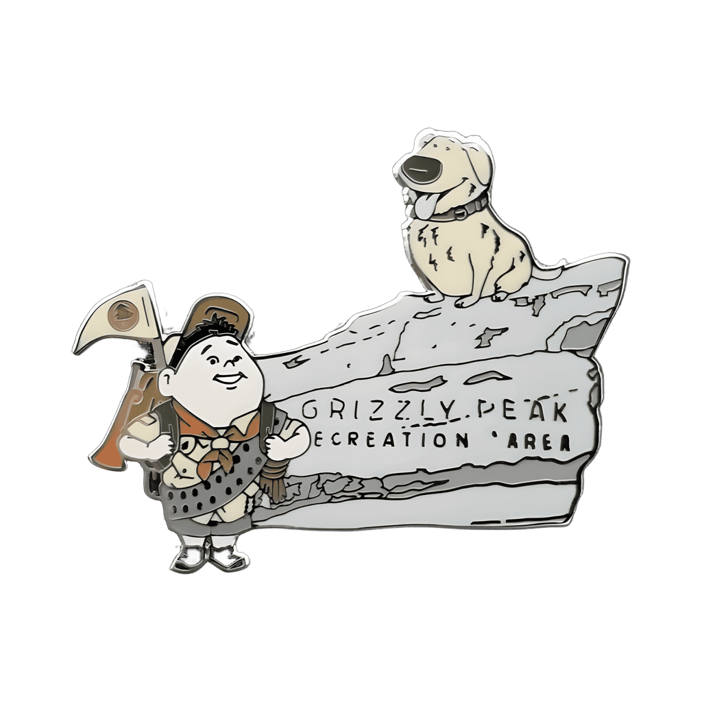 Grizzly Peak - Dug and Russell Disney pin