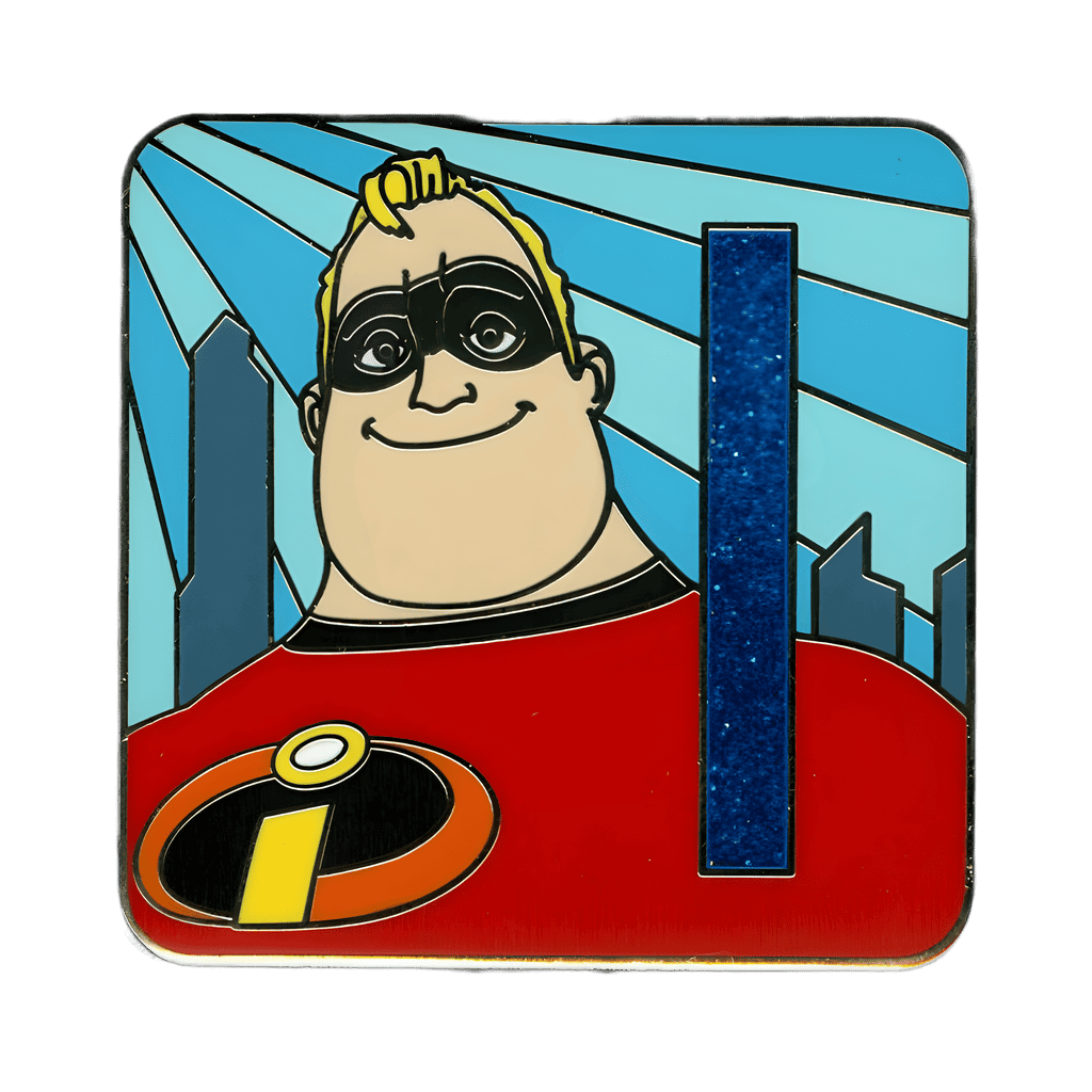 I is for Mr. Incredible (CHASER) Disney pin