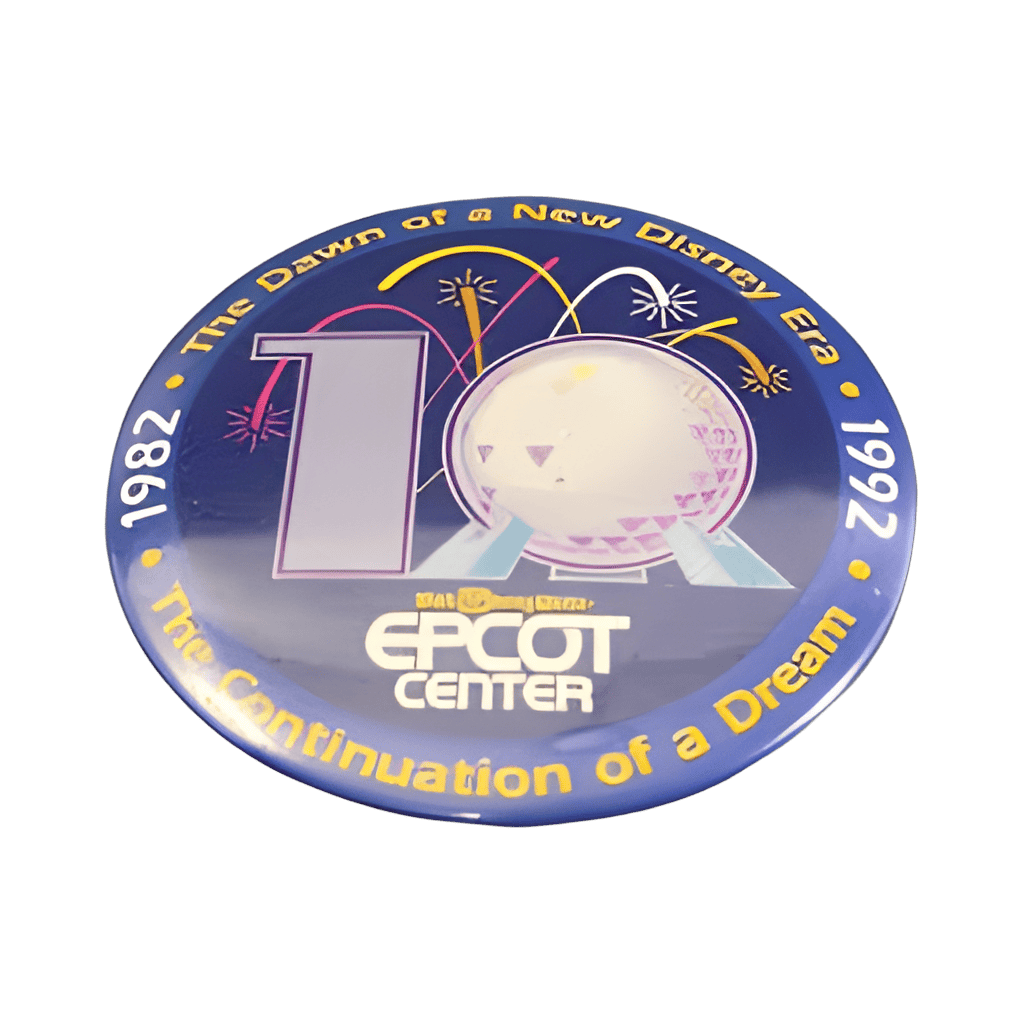EPCOT Center 10th Anniversary - The Dawn of A New Disney Era (1982 - 1992) Disney pin