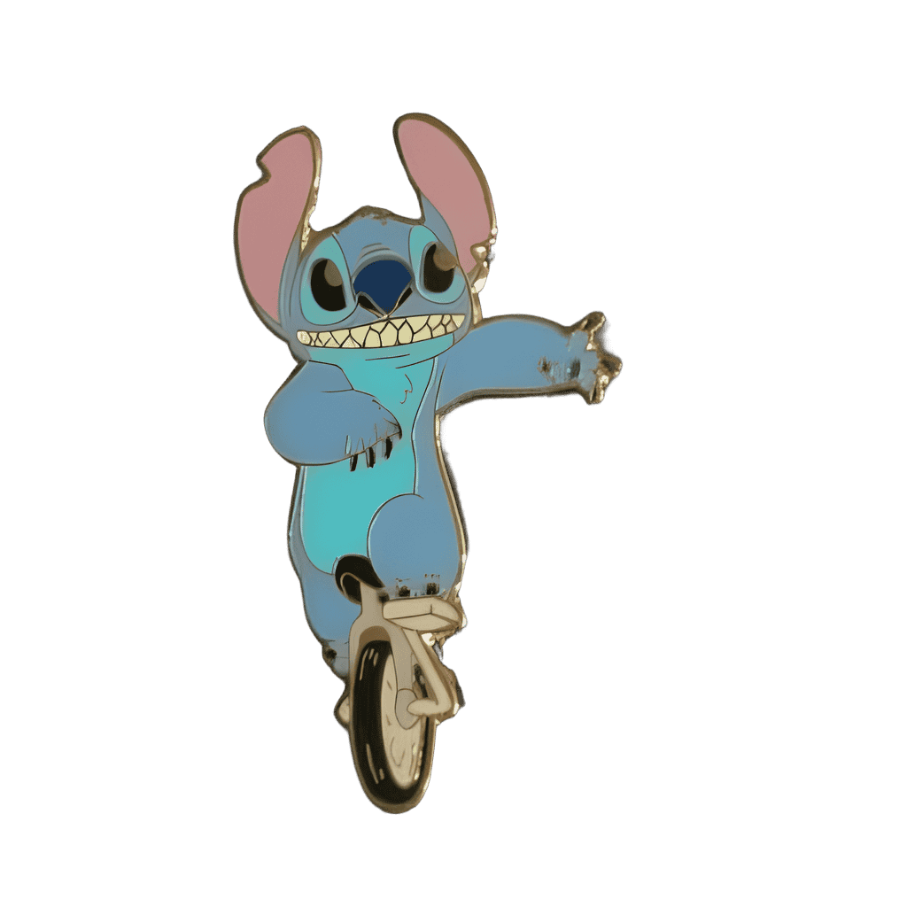 Stitch Riding Unicycle Disney pin