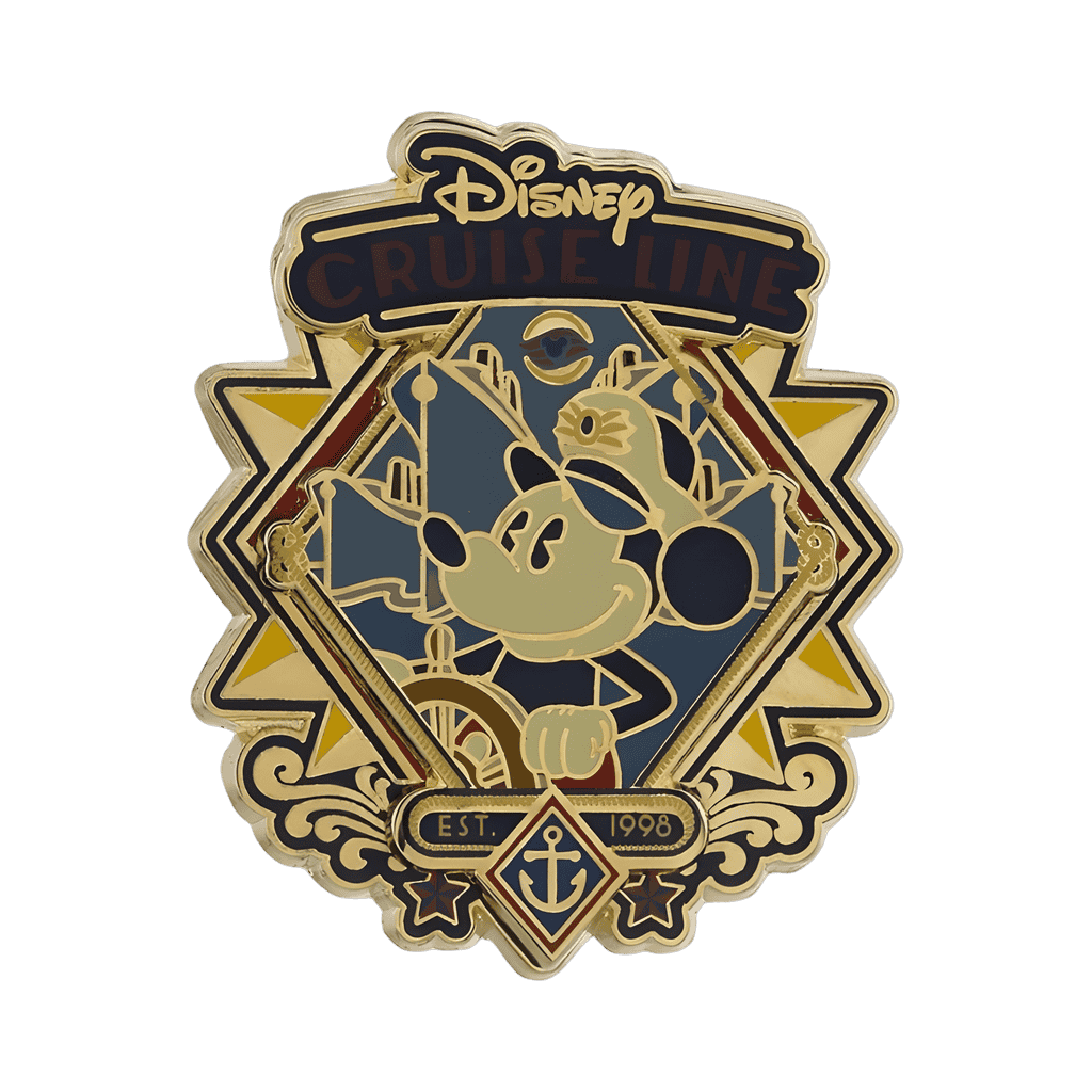 Captain Mickey Mouse at Wheel Disney pin