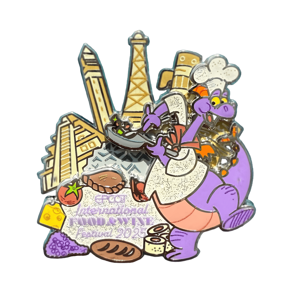 Chef Figment Cooking with Frying Pan Logo Disney pin