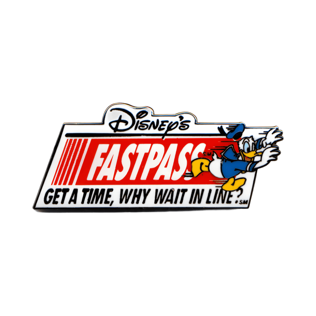 Donald Duck Fastpass Disney pin