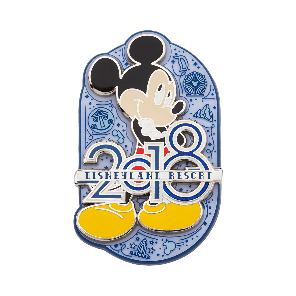 Mickey Mouse Arms Crossed Logo (Disneyland Resort) Disney pin