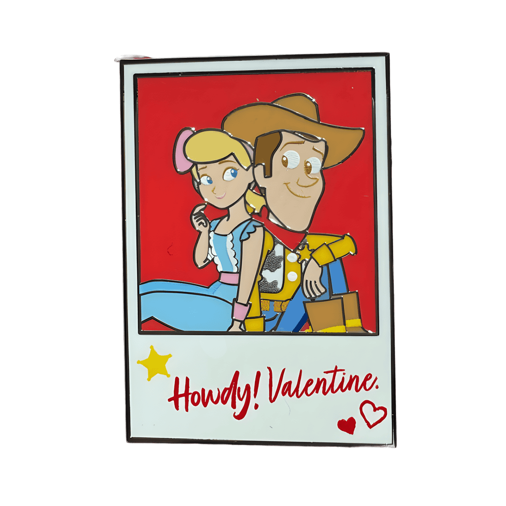 Woody & Bo Peep - Howdy! Valentine. Disney pin