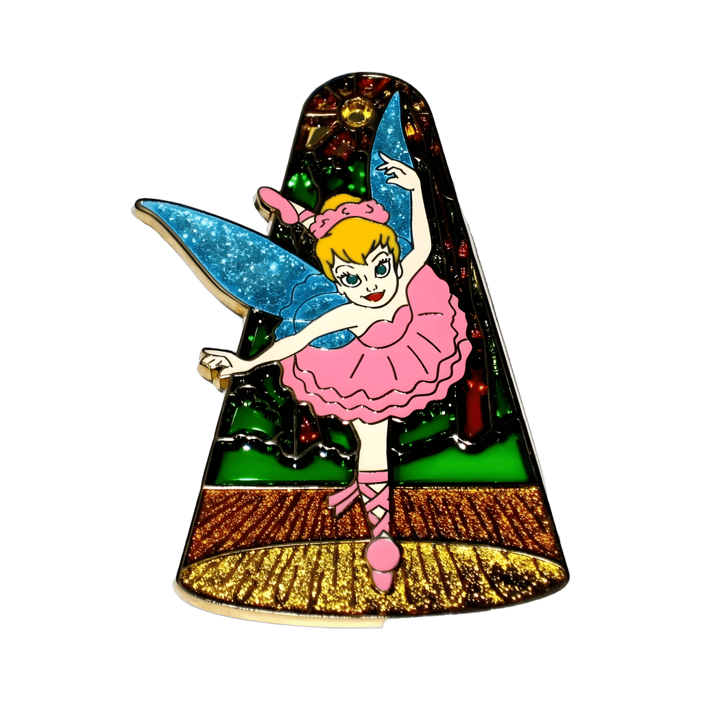 Tinkerbell Ballerina Stained Glass Disney pin