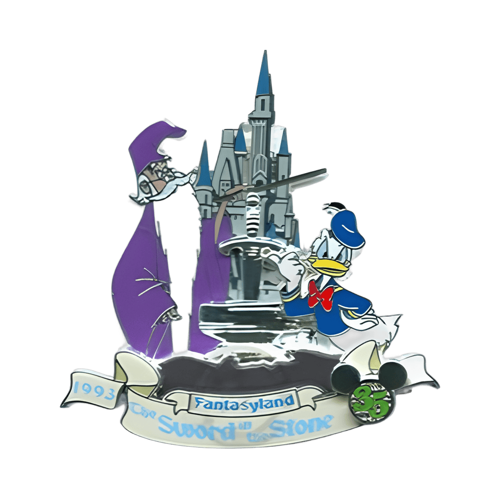 1993 - Donald and Merlin The Sword in the Stone Ceremony Disney pin