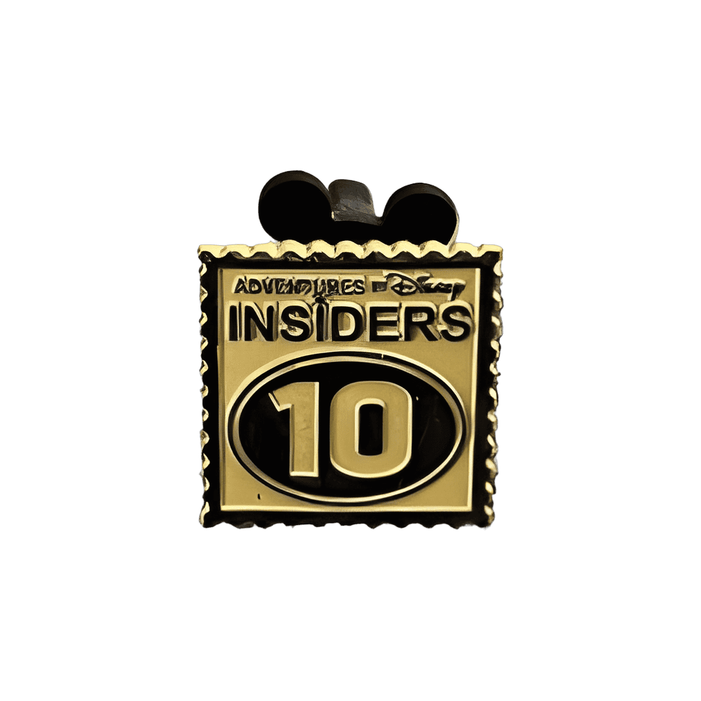 Insiders 10th Trip Stamp Disney pin