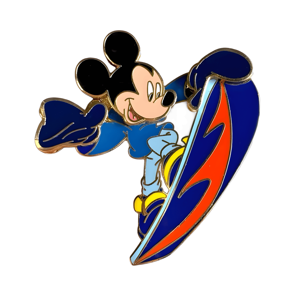 Mickey Snowboarding Disney pin