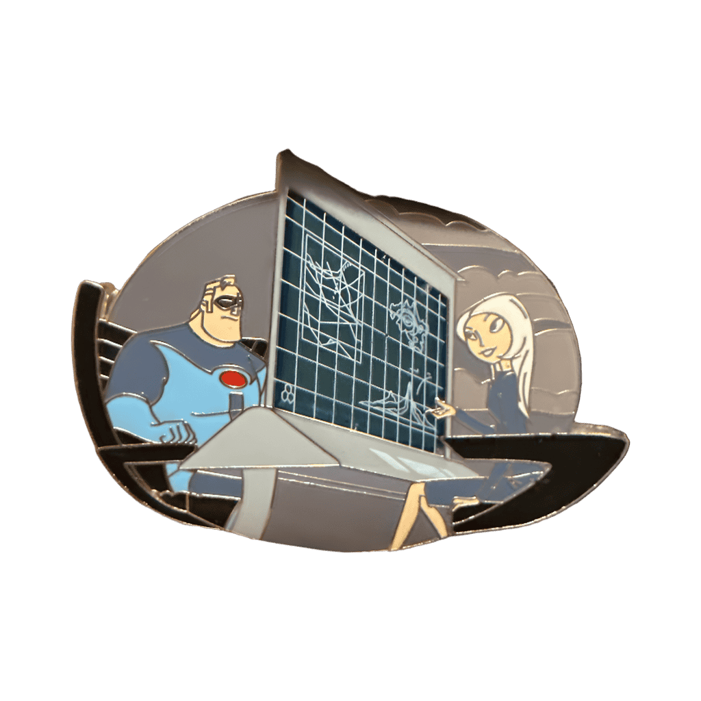 Mr. Incredible and Mirage Disney pin
