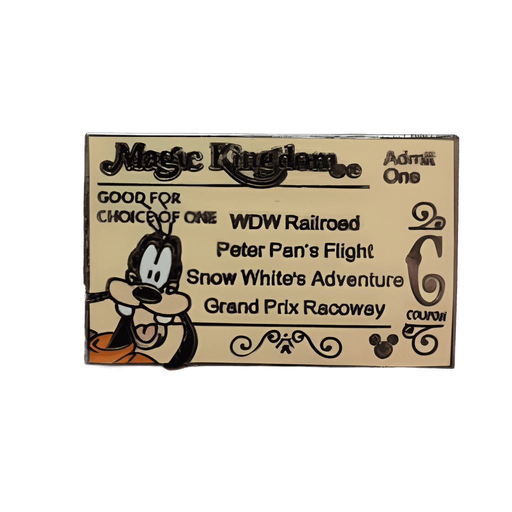 "C" Coupon Disney pin