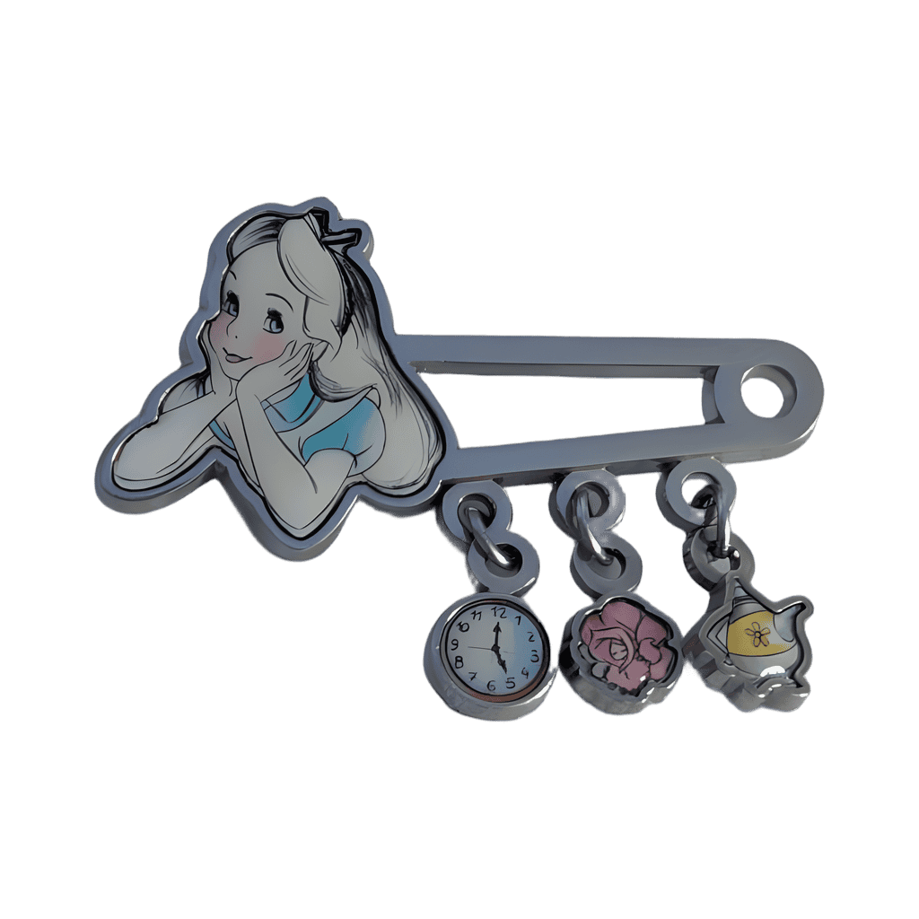 Alice Dangle Brooch Disney pin