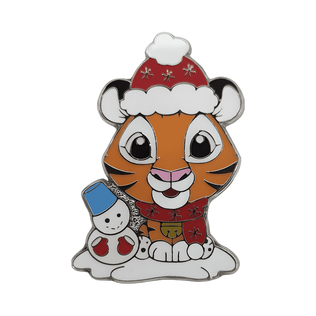 Characters with Snowman - Chandu Disney pin