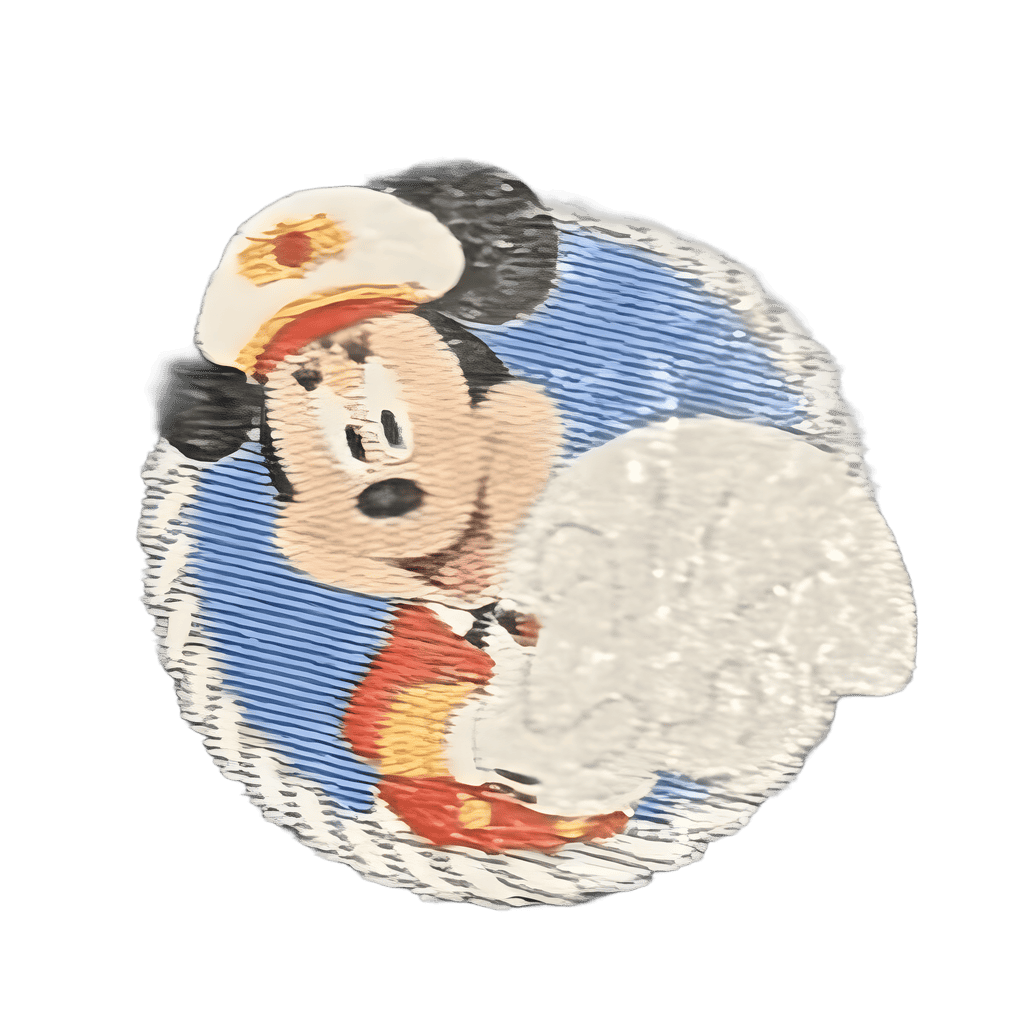Minnie Mouse with peacock towel animal Disney pin