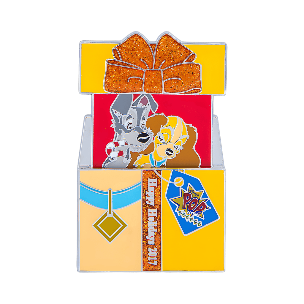 Pop Century Resort - Lady & the Tramp Holiday Gift Box Disney pin