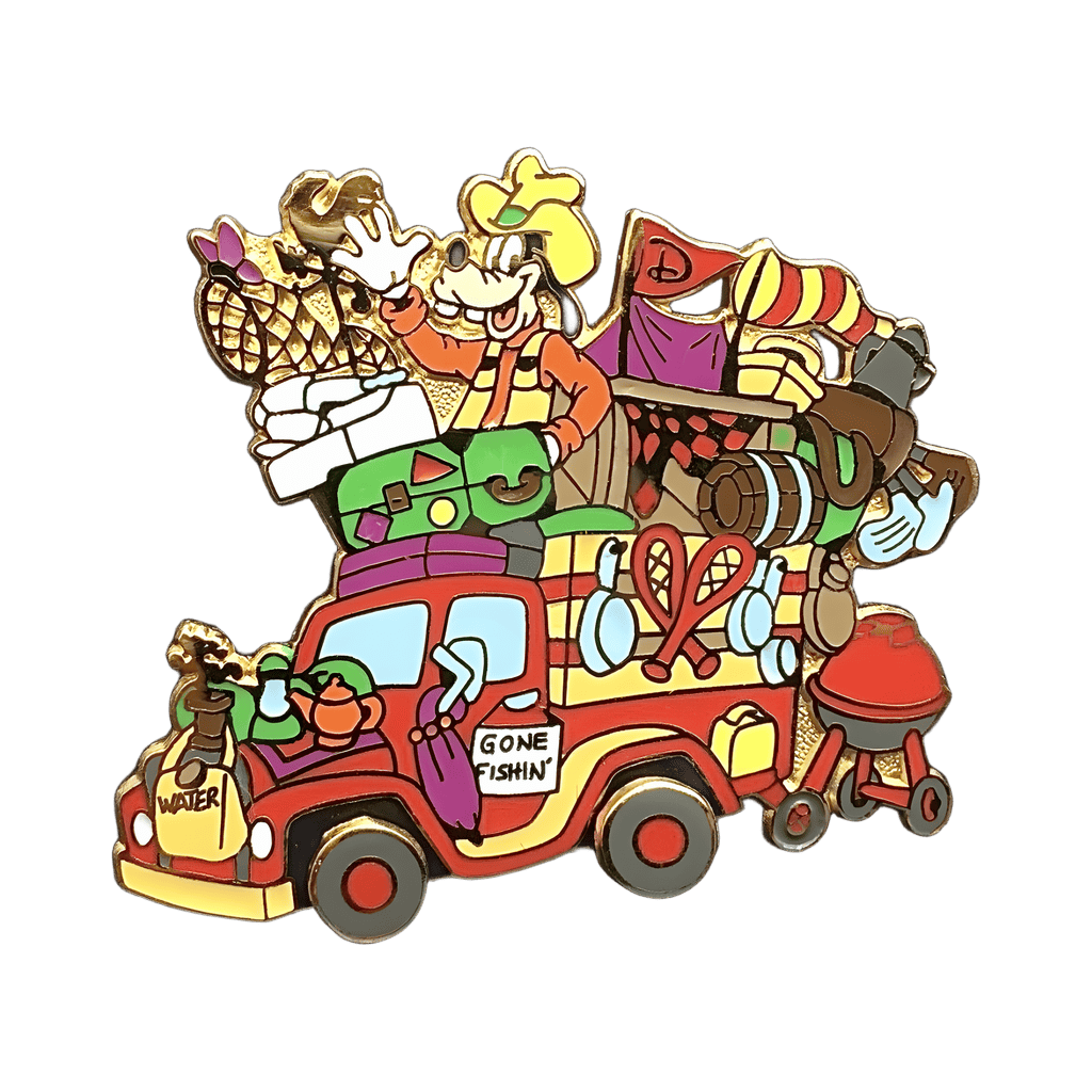 Goofy on Parade Car. Gone Fishin Disney pin