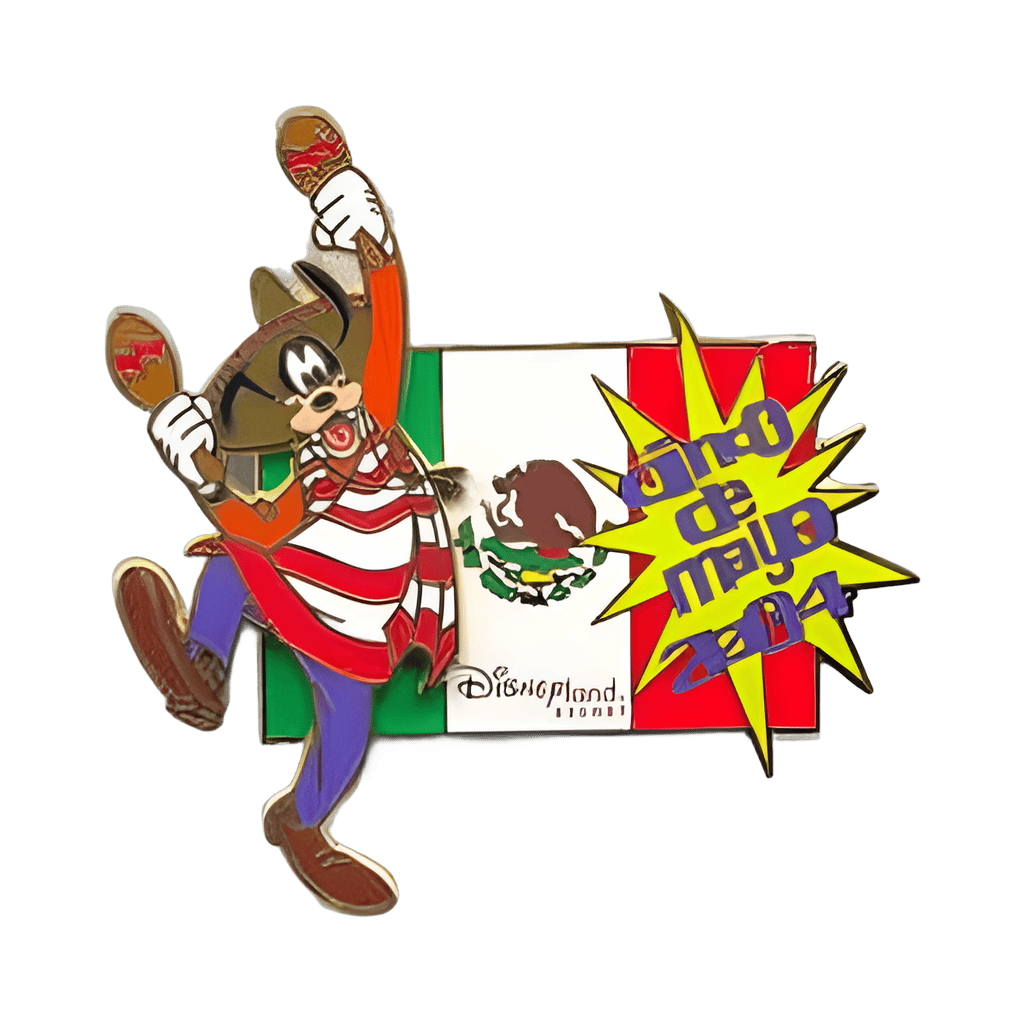 2004 - Goofy in front of the Mexican Flag Disney pin