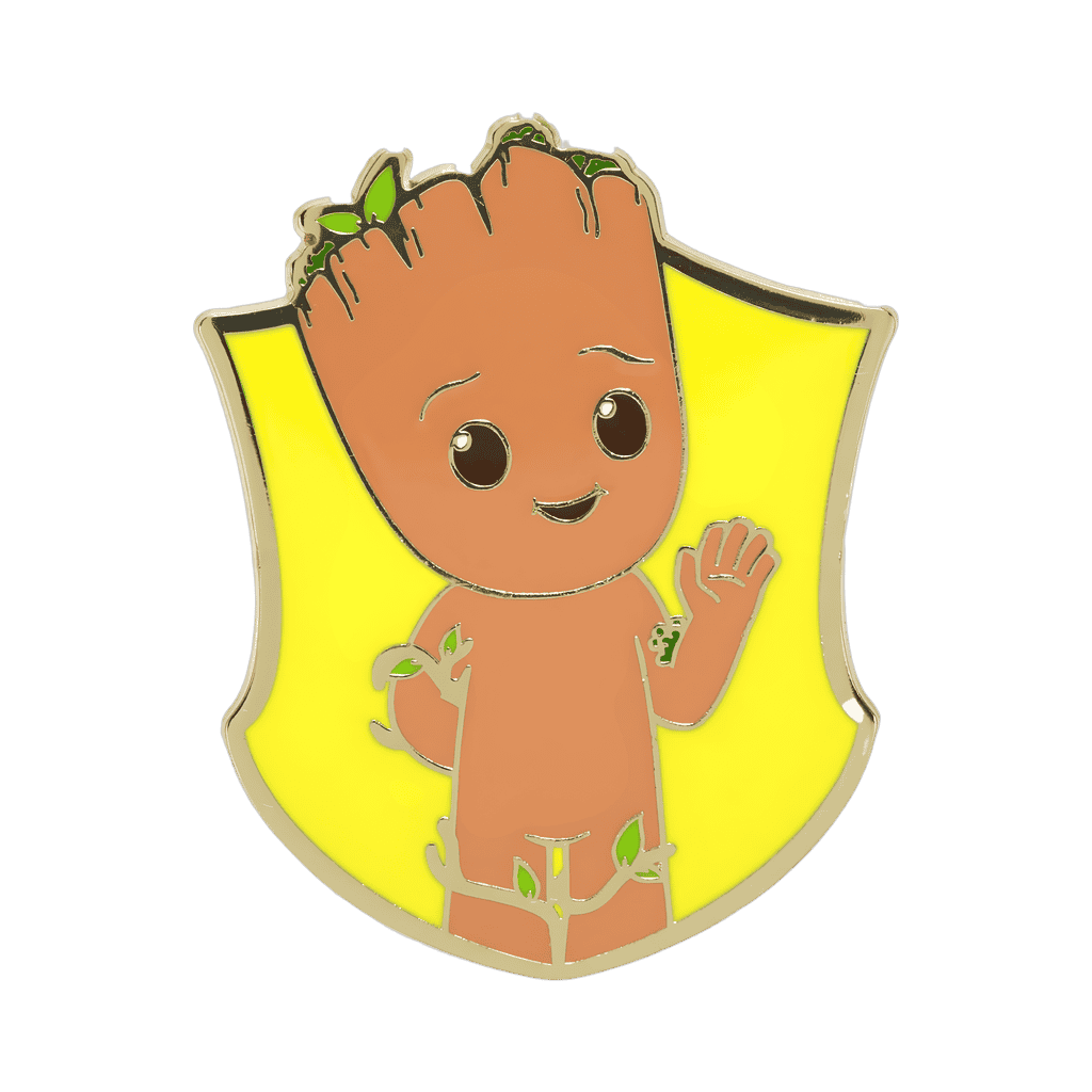 Waving Groot Disney pin
