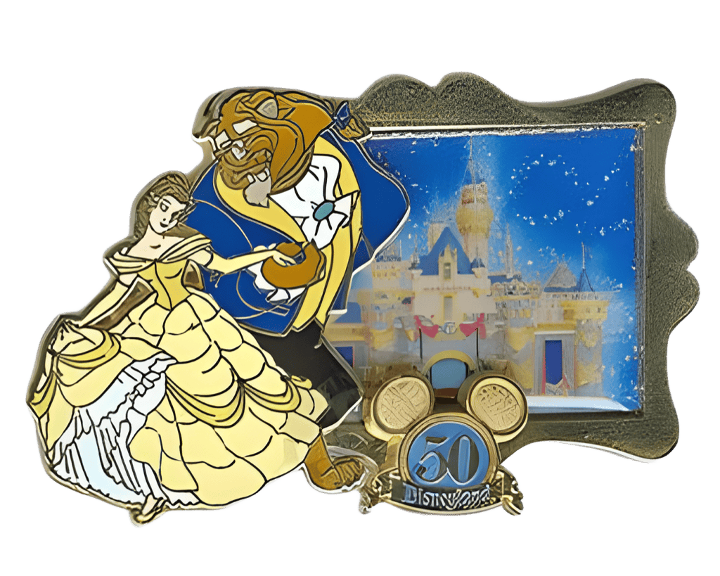 Belle and the Beast Disney pin