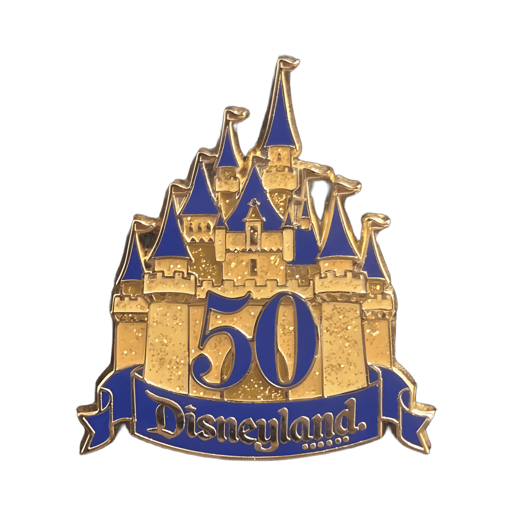 Sparkle Castle Disneyland 50th Anniversary Disney pin
