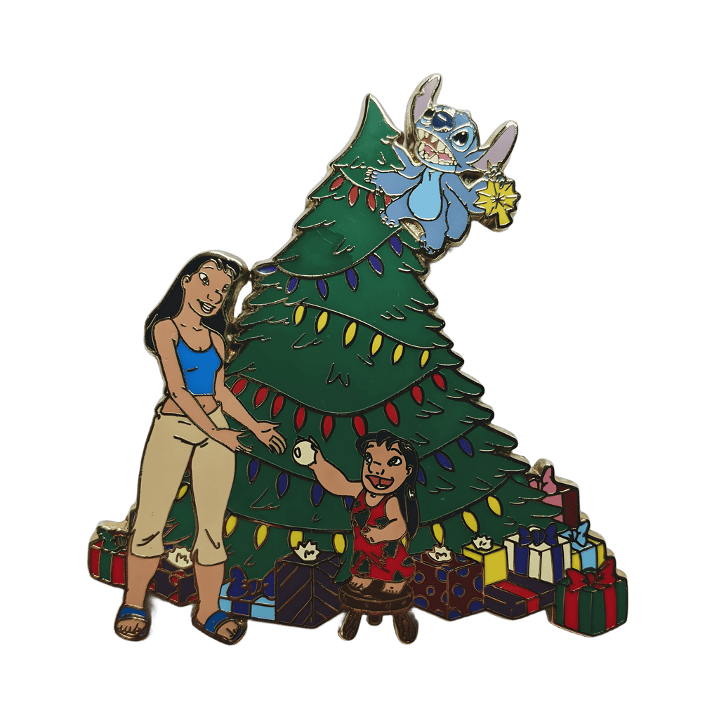 Lilo and Stitch Decorating the Tree Disney pin
