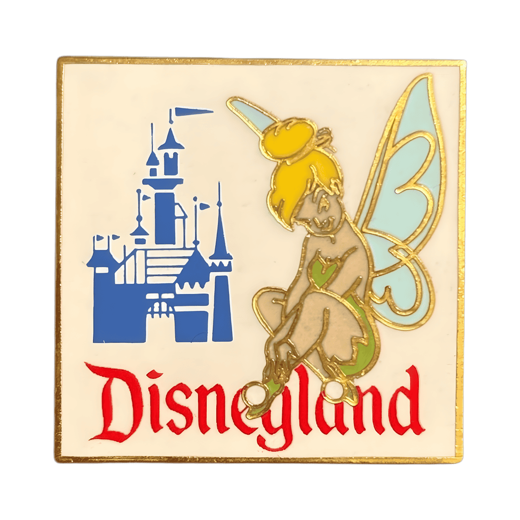 Tinker Bell Sitting - Disneyland Castle Disney pin