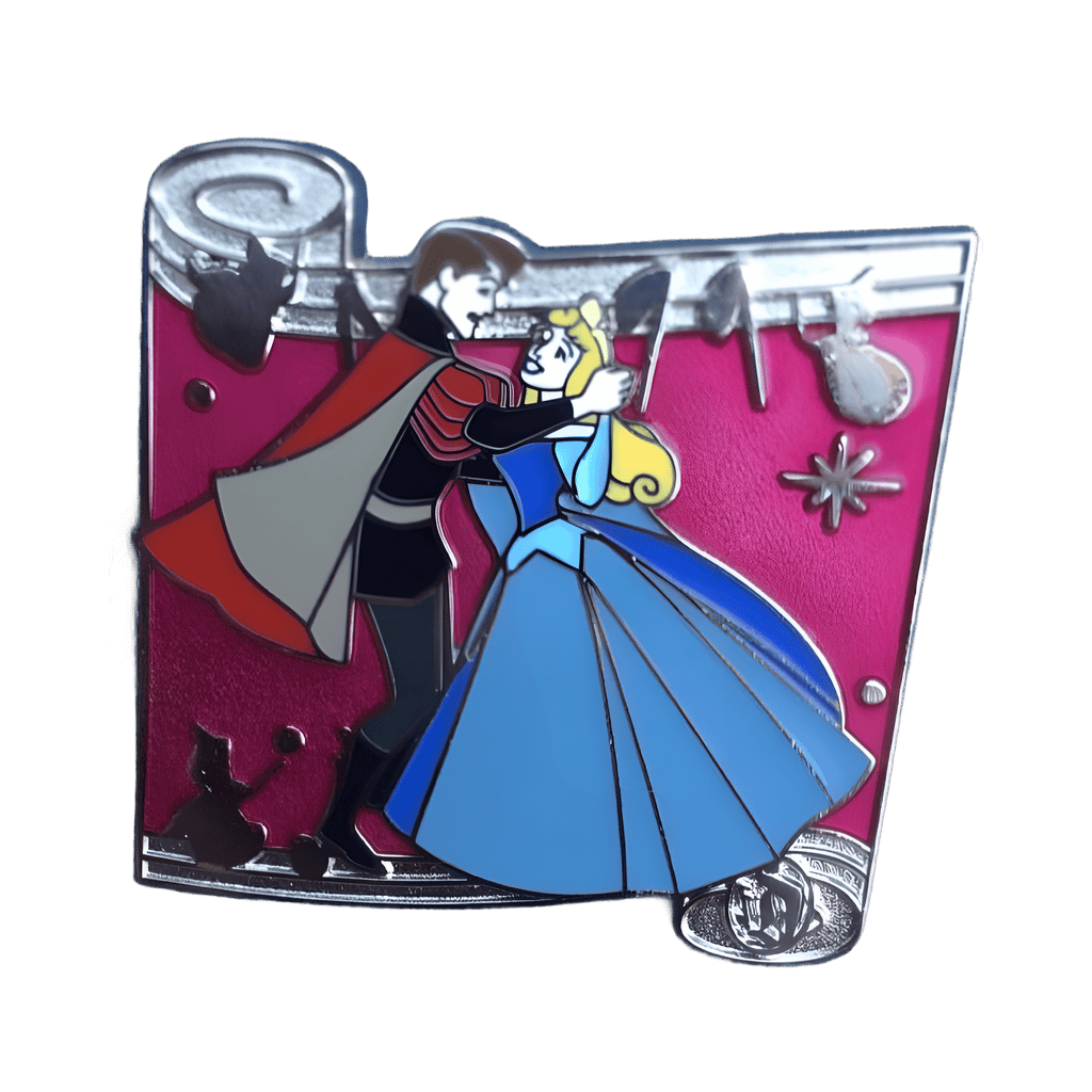 Prince Phillip and Aurora in Blue Dress - Super Chaser Disney pin
