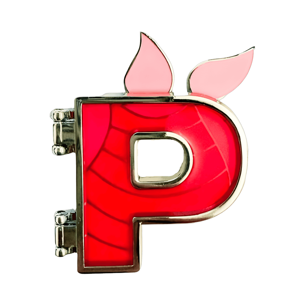 Piglet "P" Disney pin