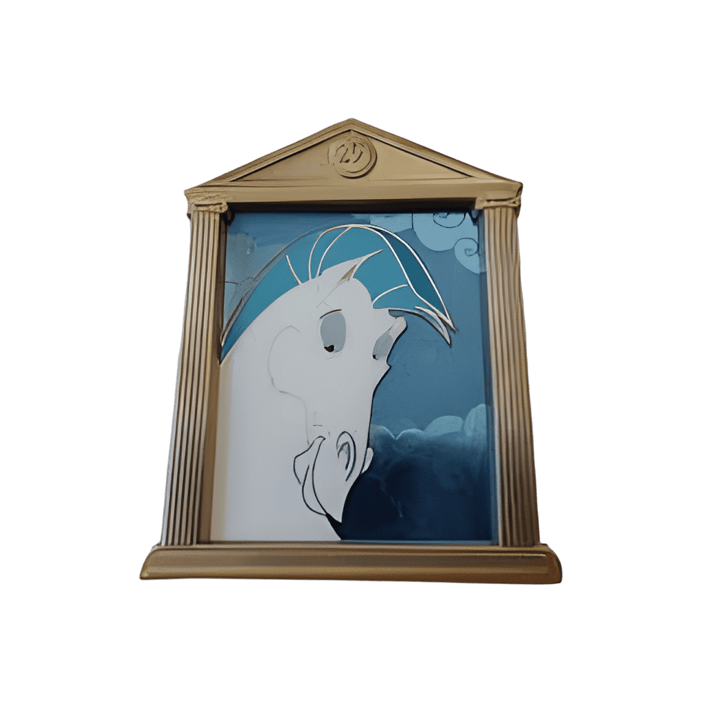 Greek Temple Frames - Pegasus Disney pin
