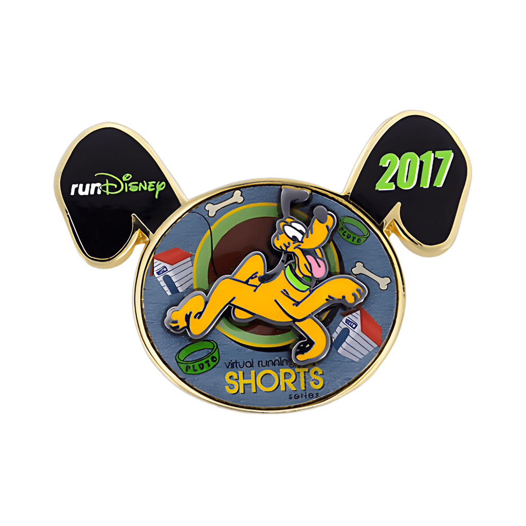 Pluto Run Disney 2017 Virtual Summer Disney pin
