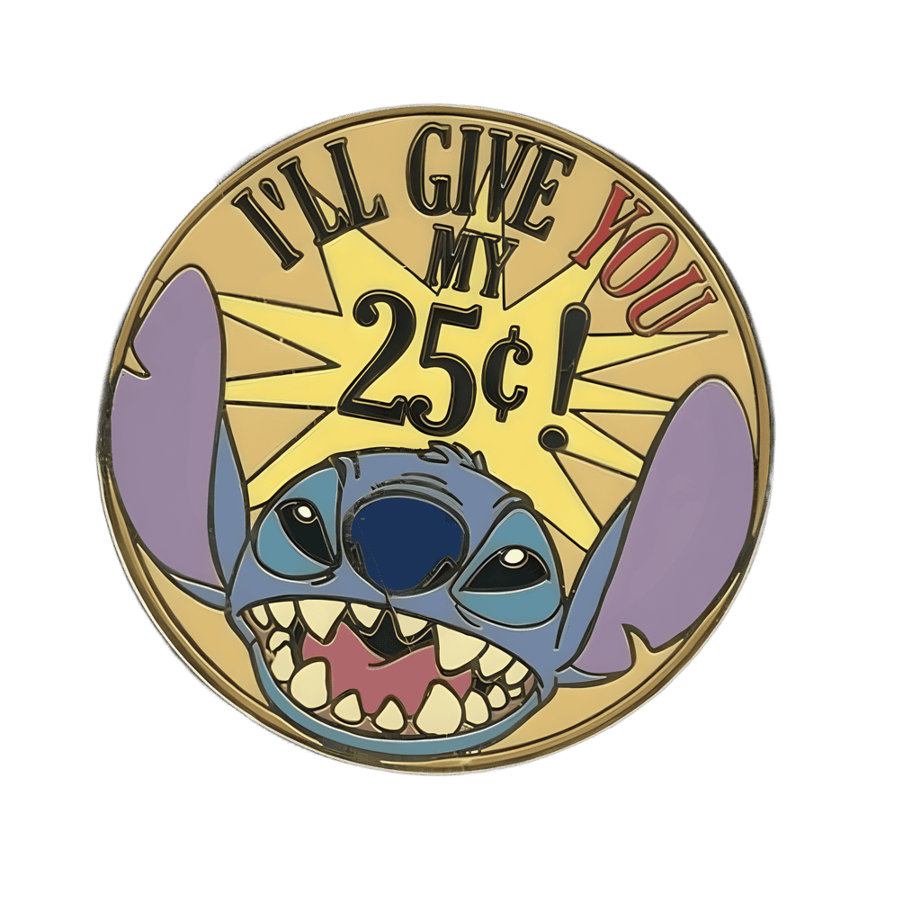 I’ll give you my 25 cents Disney pin