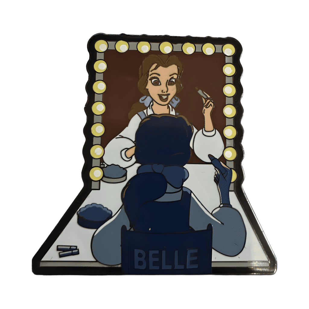Belle at Makeup Mirror Disney pin