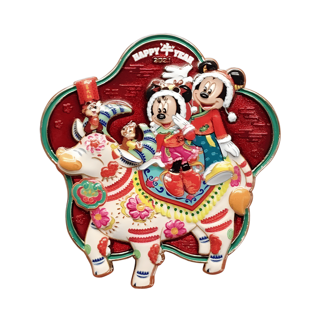 Mickey and Minnie Year of The Ox Disney pin