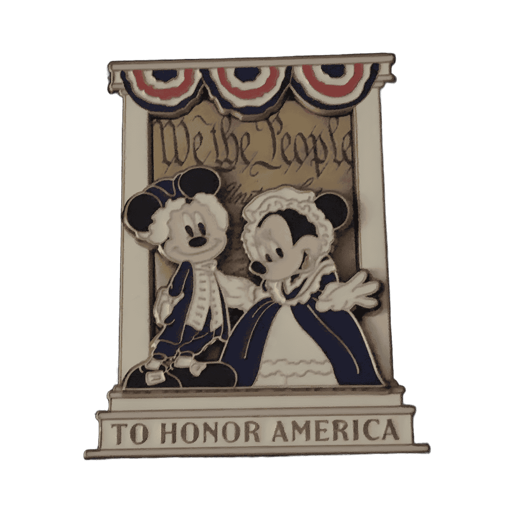 To Honor America - Mickey and Minnie Disney pin