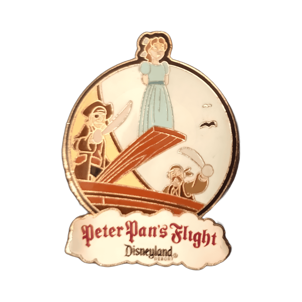 Peter Pan's Flight - Wendy Walking the Plank Disney pin