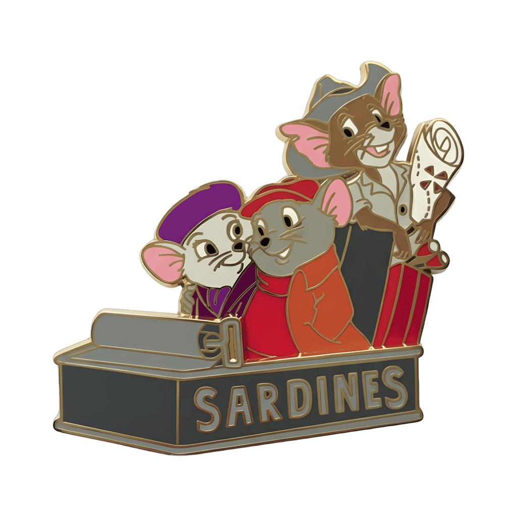 Bianca, Bernard & Jake Disney pin